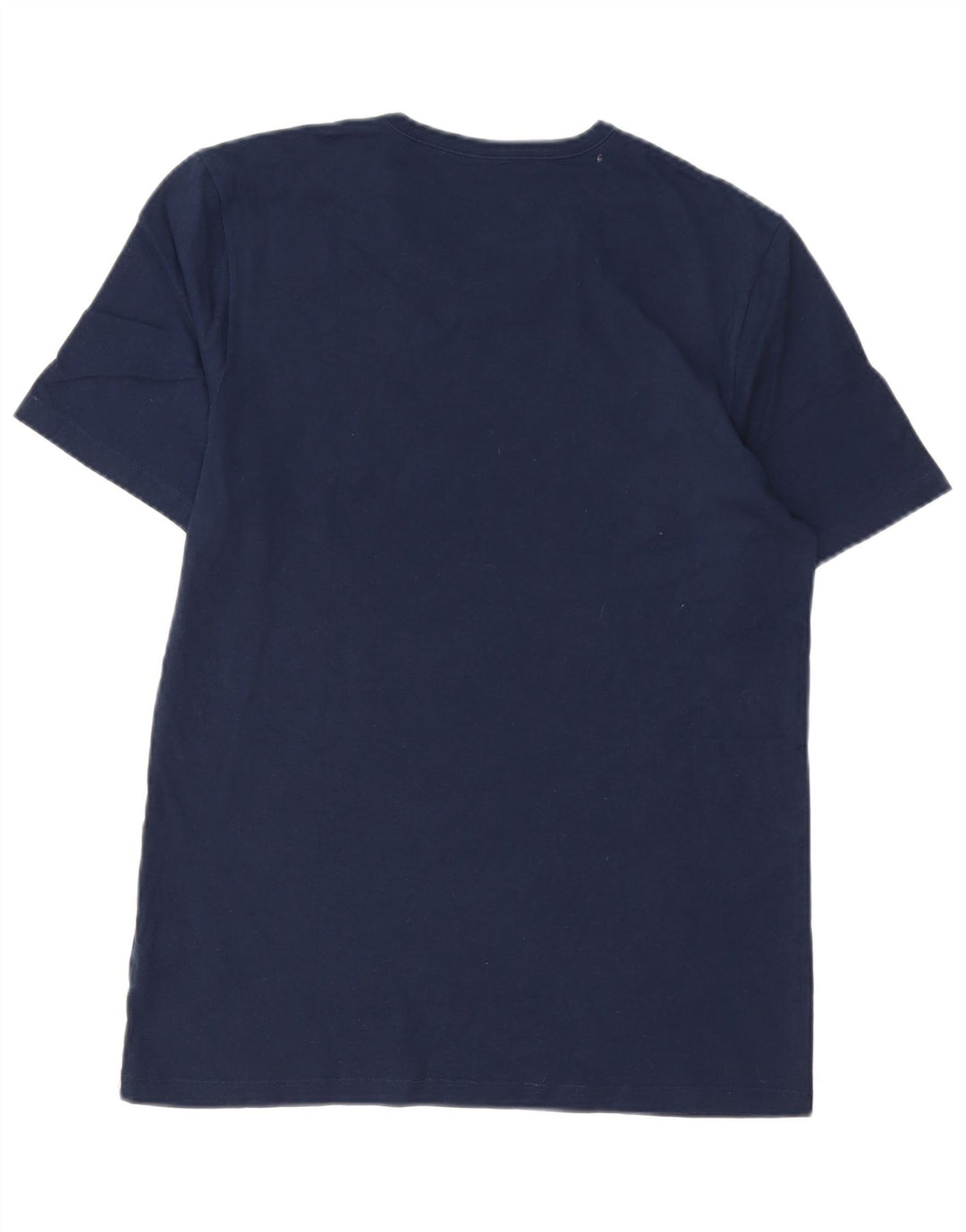 HUGO BOSS Mens T-Shirt Top Large Navy Blue Cotton