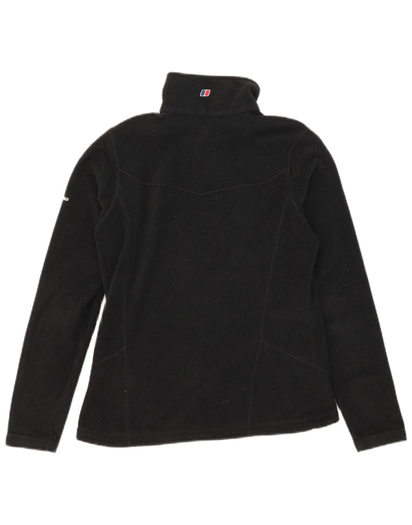 Berghaus Womens Fleece Jacket UK 12 Medium Black Polyester