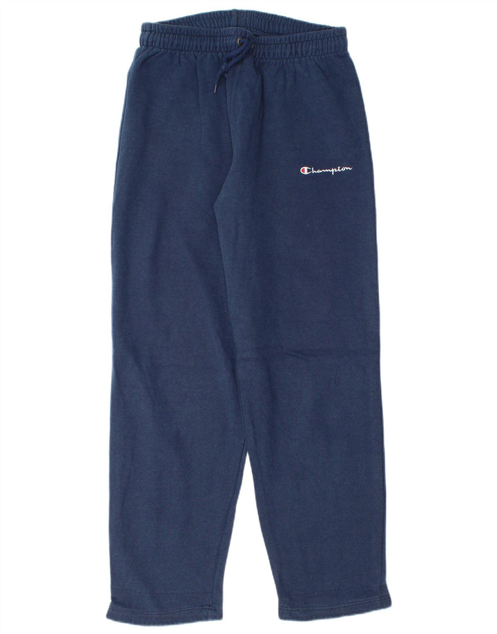 Champion Mens Tracksuit Trousers Medium Navy Blue Cotton