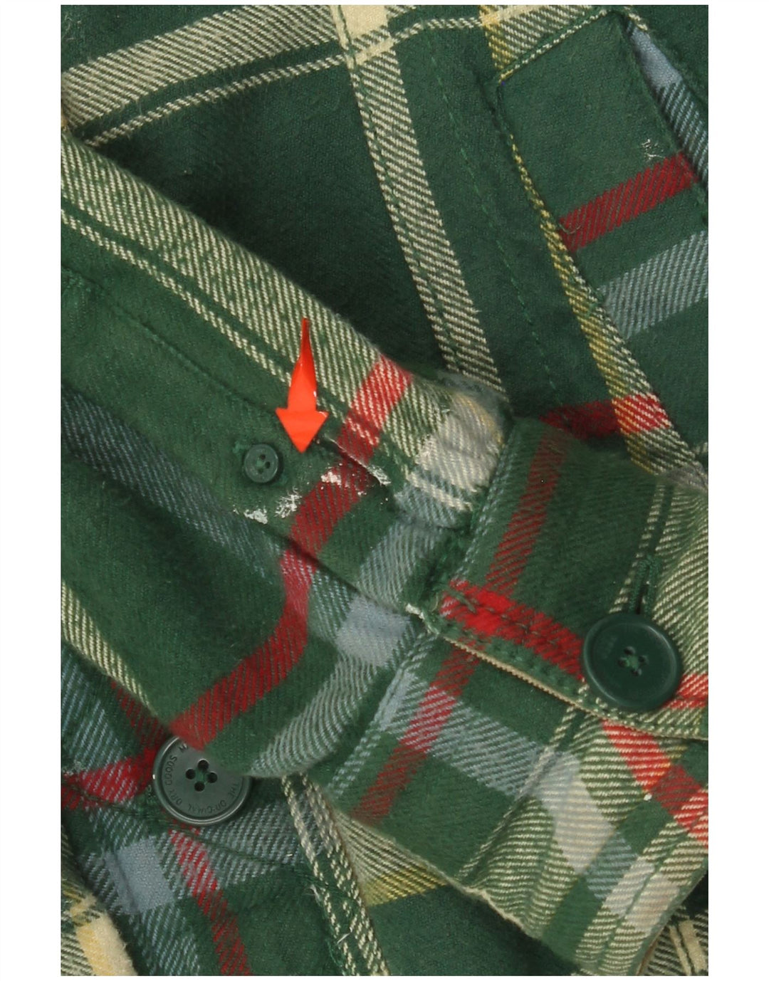 SUPERDRY Womens Utility Jacket UK 12 Medium Green Check Cotton