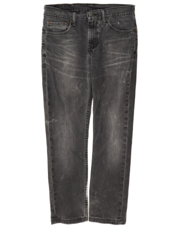 Levi's Womens 511 Slim Jeans W30 L28 Grey Cotton