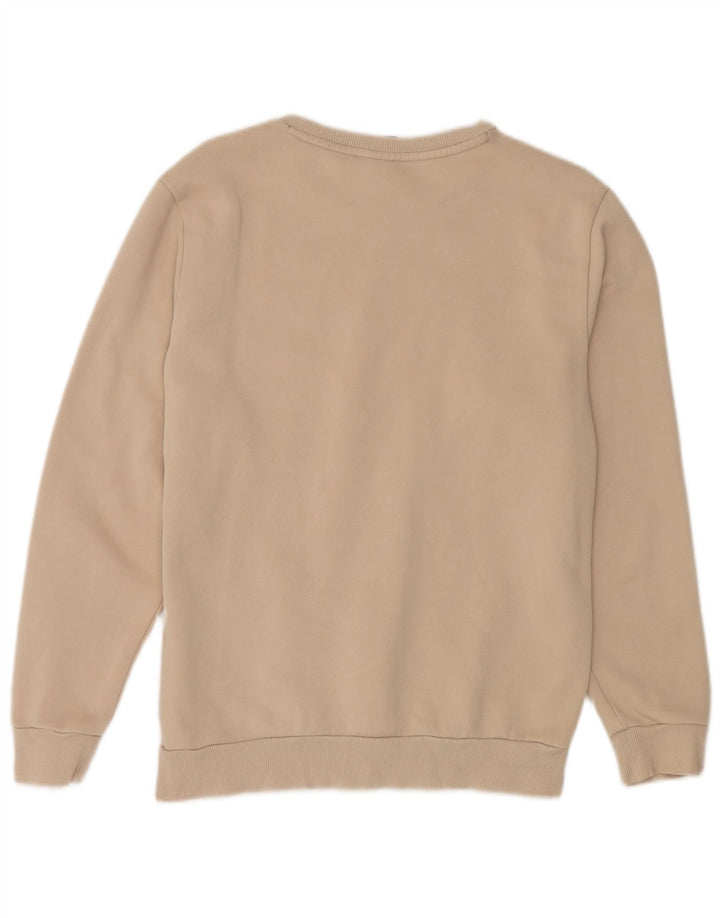 PUMA Mens Sweatshirt Jumper Small Off White Polyester