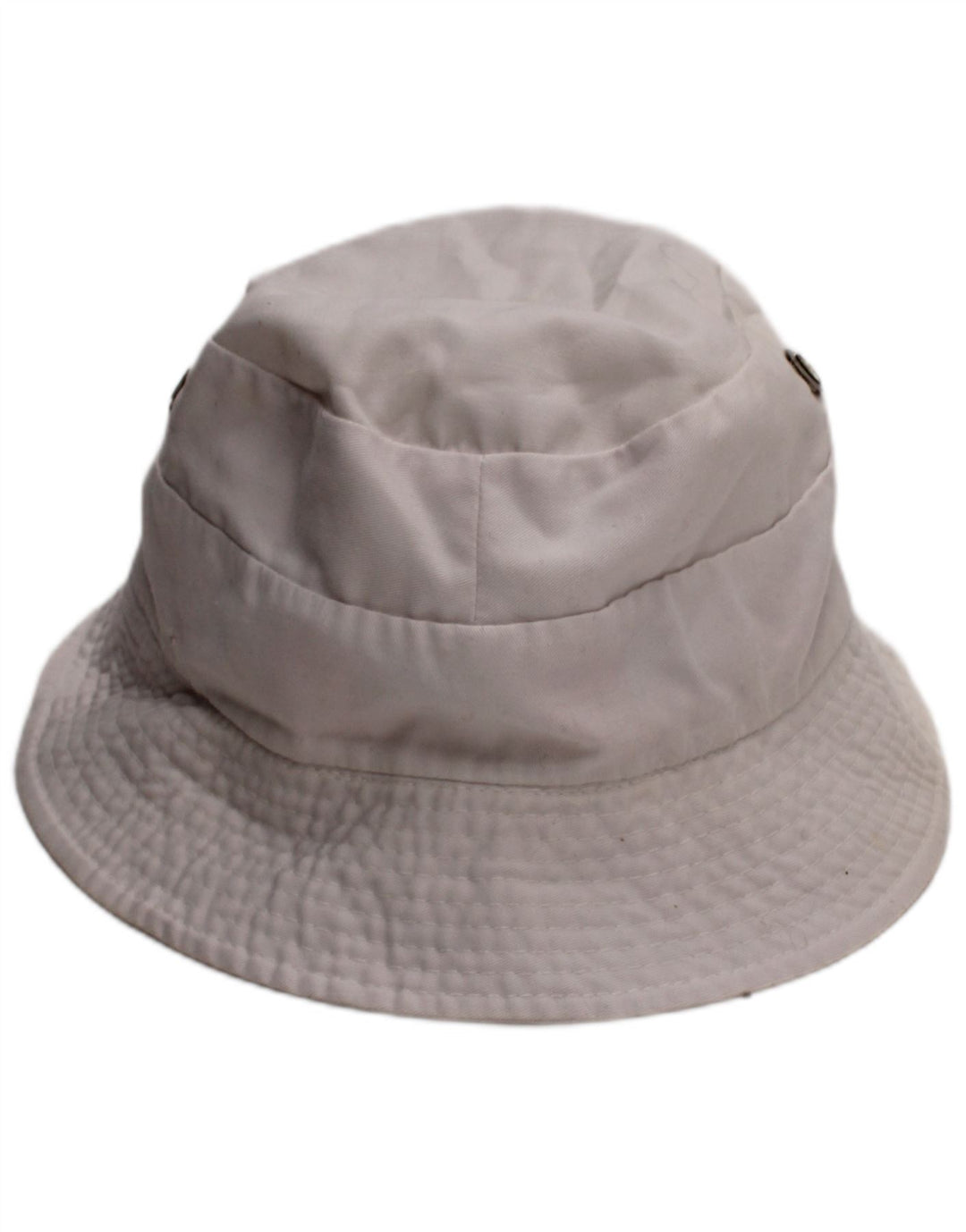 VINTAGE Mens Graphic Bucket Hat One Size White USA
