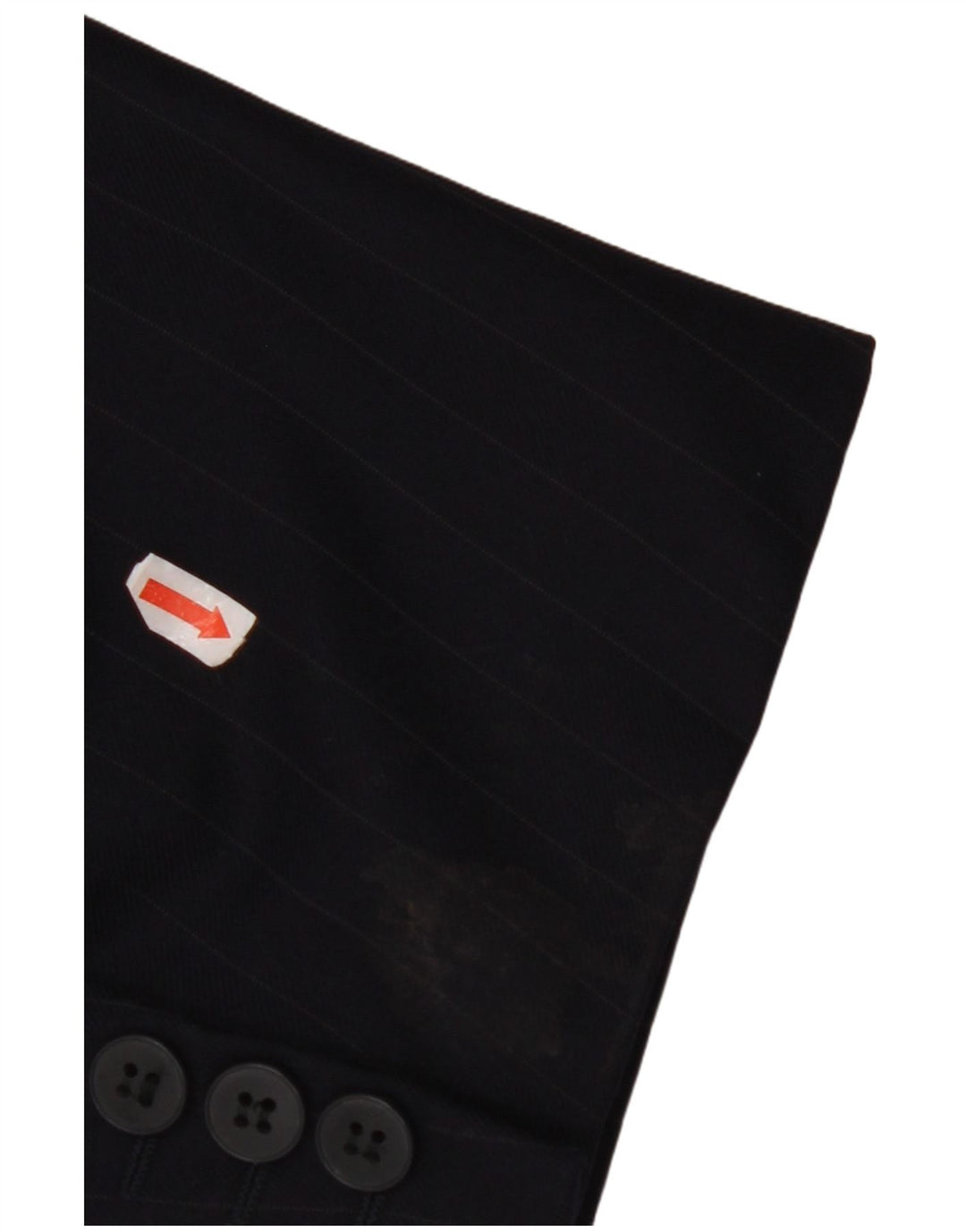 JAEGER Mens Double Breasted Blazer Jacket EU 58 4XL Navy Blue Striped