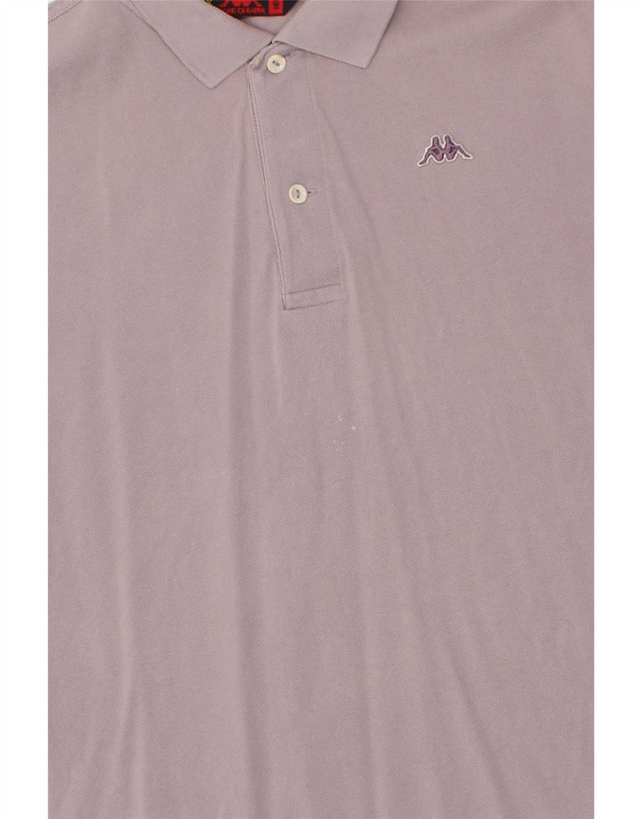 KAPPA Mens Polo Shirt Medium Purple Vintage Kappa and Second-Hand Kappa from Messina Hembry 