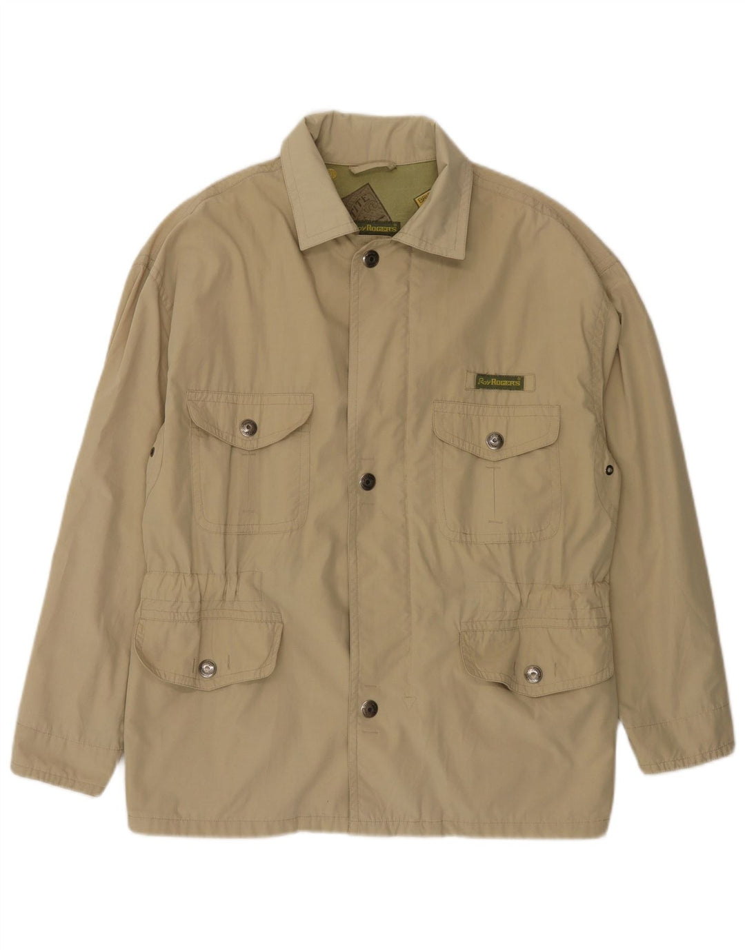 Roy Rogers Mens Utility Jacket UK 40 Large Beige