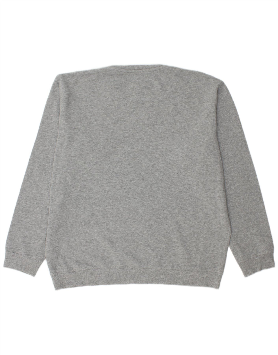 LYLE & SCOTT Mens Crew Neck Jumper Sweater 2XL Grey Cotton