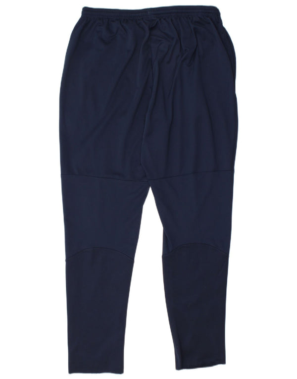 Nike Mens Tracksuit Trousers Large  Navy Blue Polyester