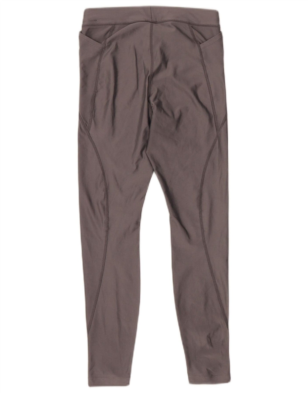 NIKE Womens Dri Fit Leggings UK 6 XS Grey Polyester