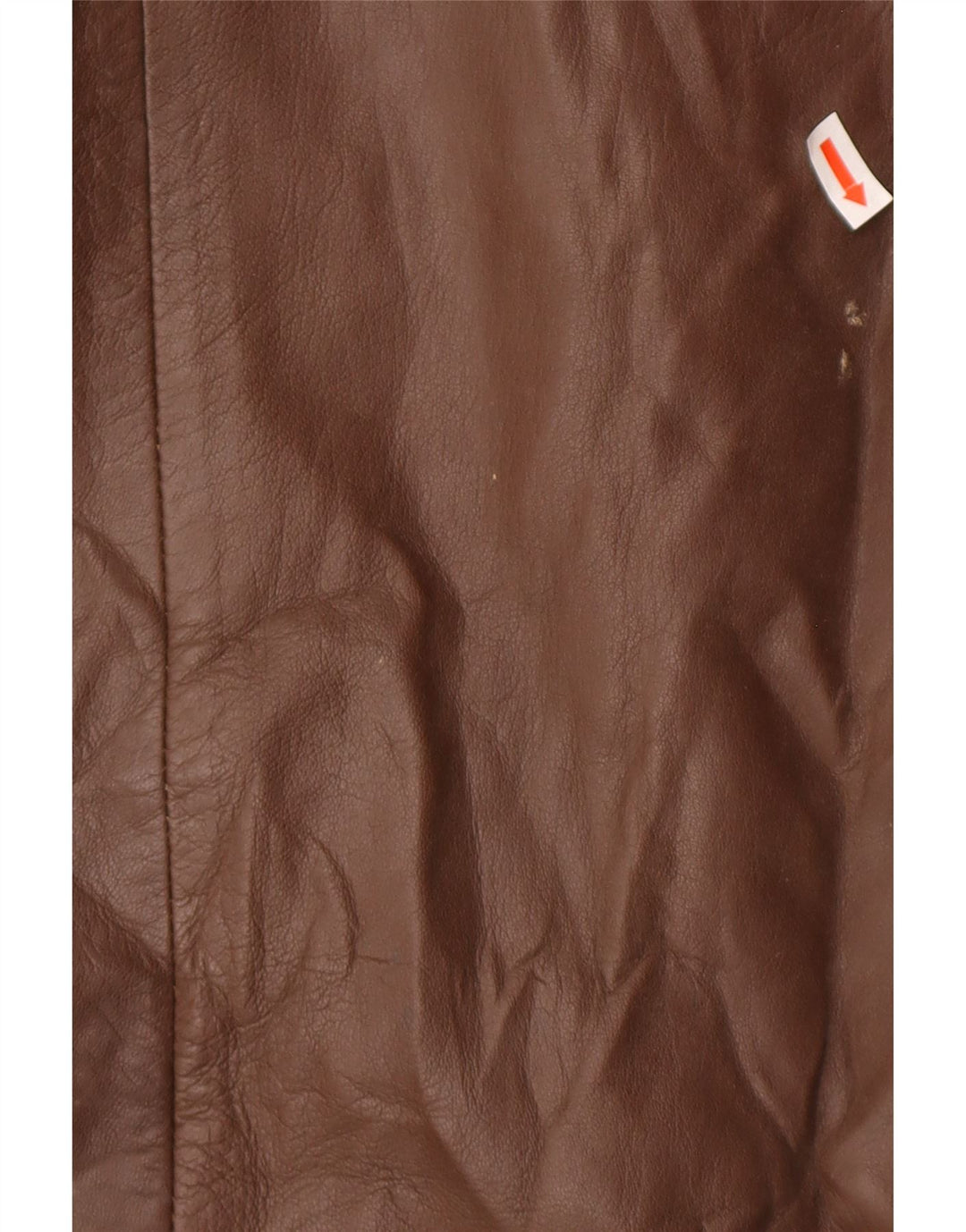 Camox Mens Military Leather Coat IT 50 Large Brown Leather