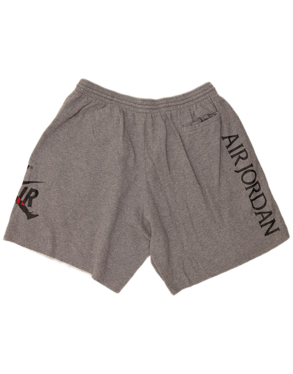 Jordan Mens Graphic Sport Shorts 3XL  Grey Flecked Cotton