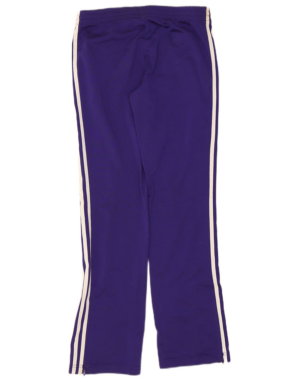 Adidas Womens Tracksuit Trousers EU 34 XS  Purple Polyester