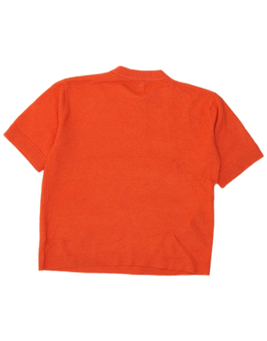 Marks & Spencer Womens Oversized T-Shirt Top UK 10 Small Orange Polyester