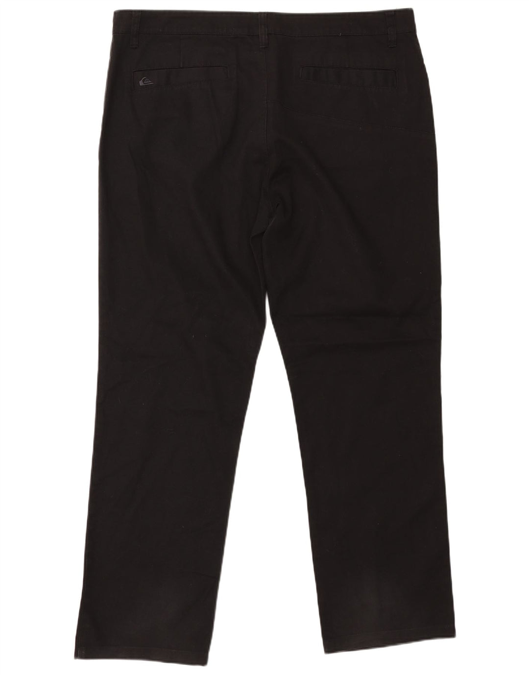 QUIKSILVER Mens Straight Chino Trousers W38 L31 Black Polyester