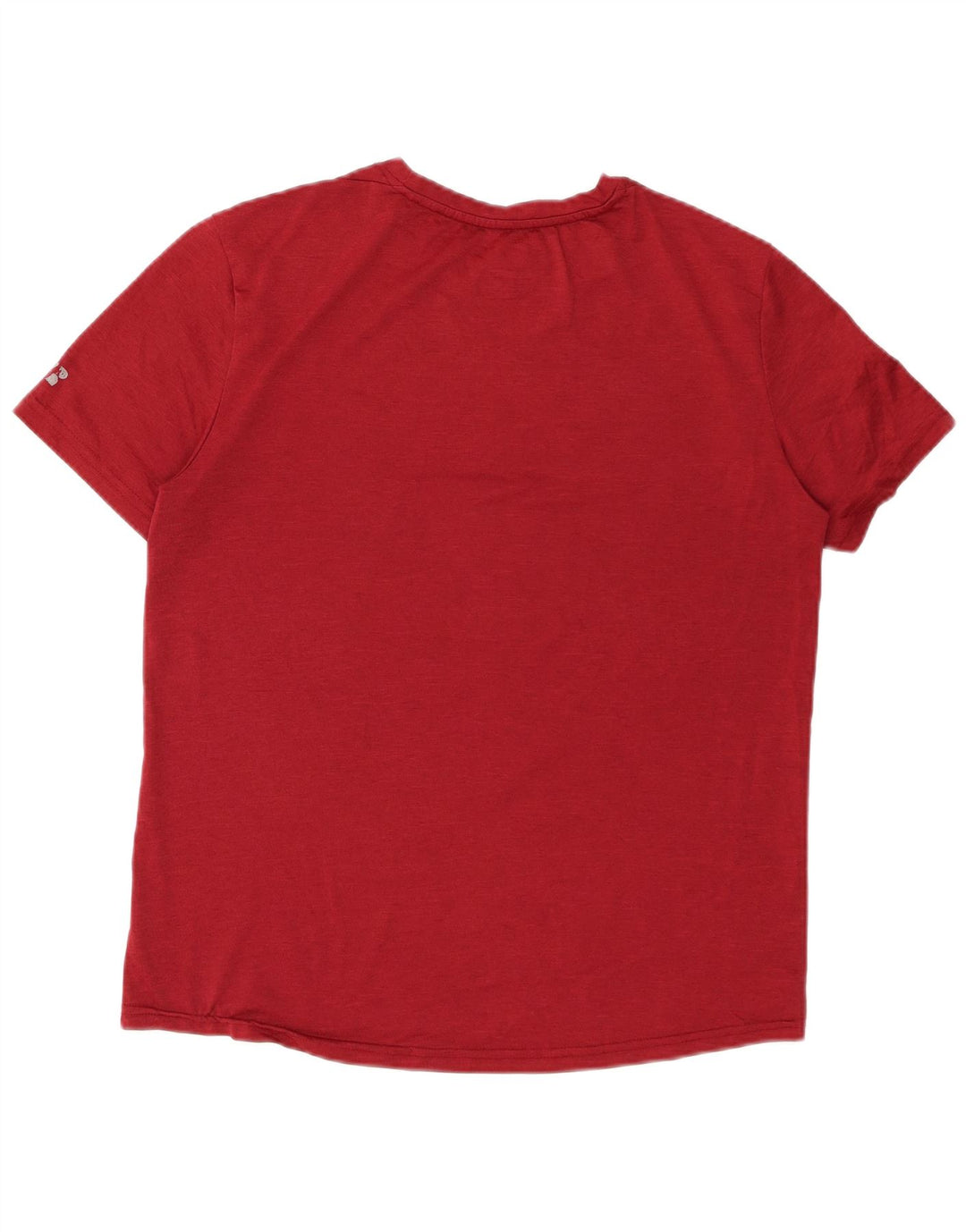 RUSSELL ATHLETIC Mens Dri-Power T-Shirt Top UK 38/40 Medium Red Polyester