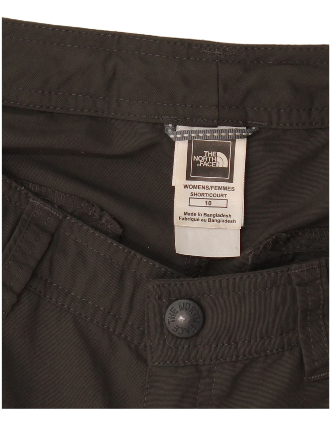 The North Face Womens Straight Cargo Trousers US 10 Large W34 L29 Grey