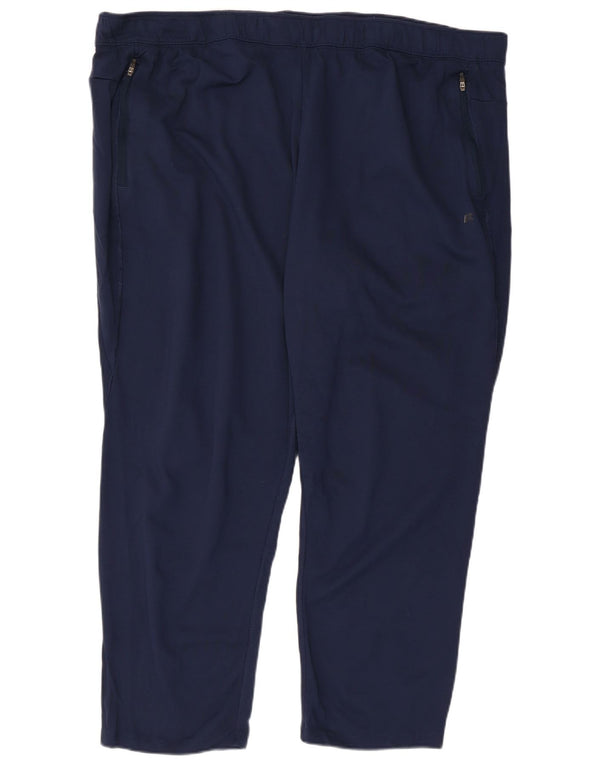 Russell Athletic Mens Tracksuit Trousers 3XL  Navy Blue Rayon