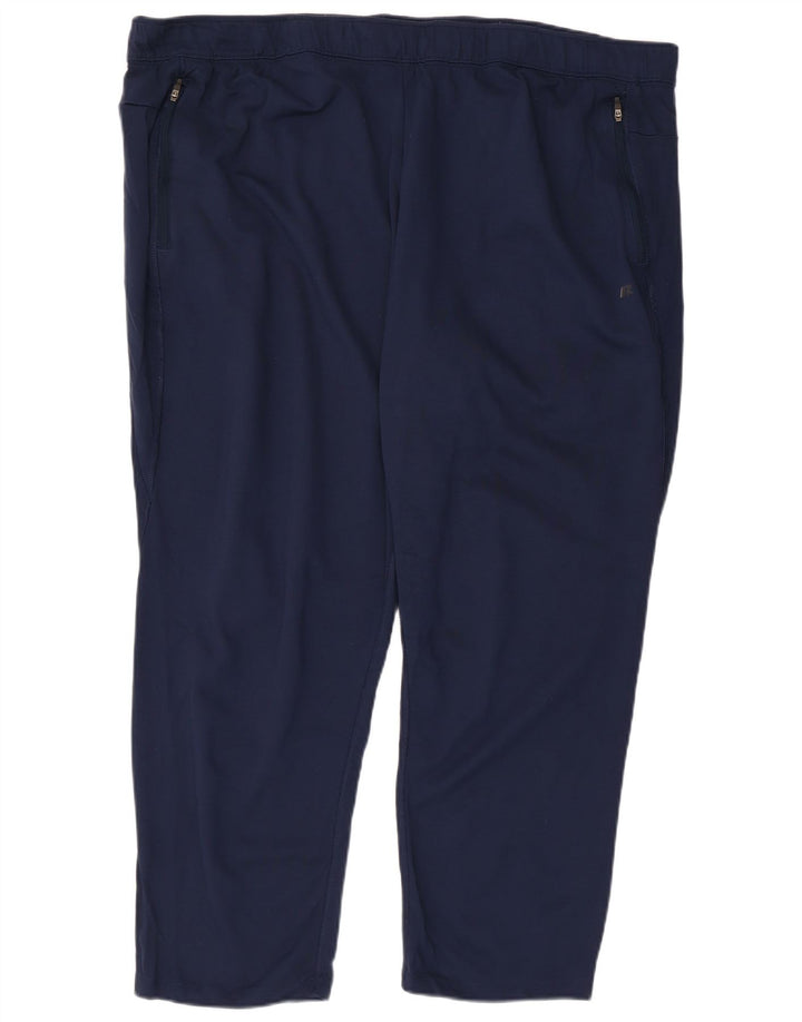 Russell Athletic Mens Tracksuit Trousers 3XL  Navy Blue Rayon
