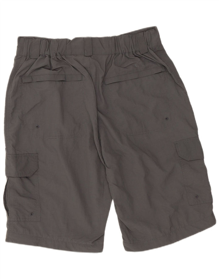 MOUNTAIN WAREHOUSE Mens Cargo Shorts W32 Medium Grey Nylon