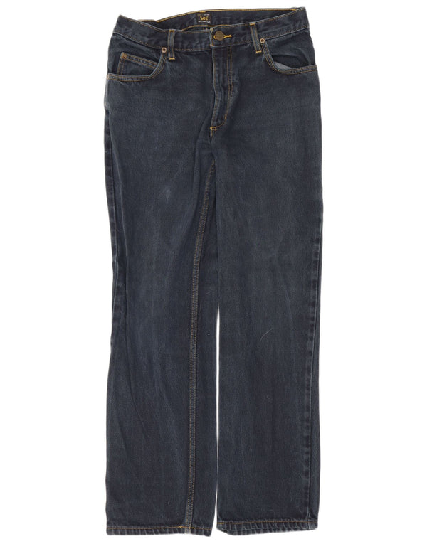 Lee Mens Brooklyn Comfort Straight Jeans W32 L30 Navy Blue Cotton