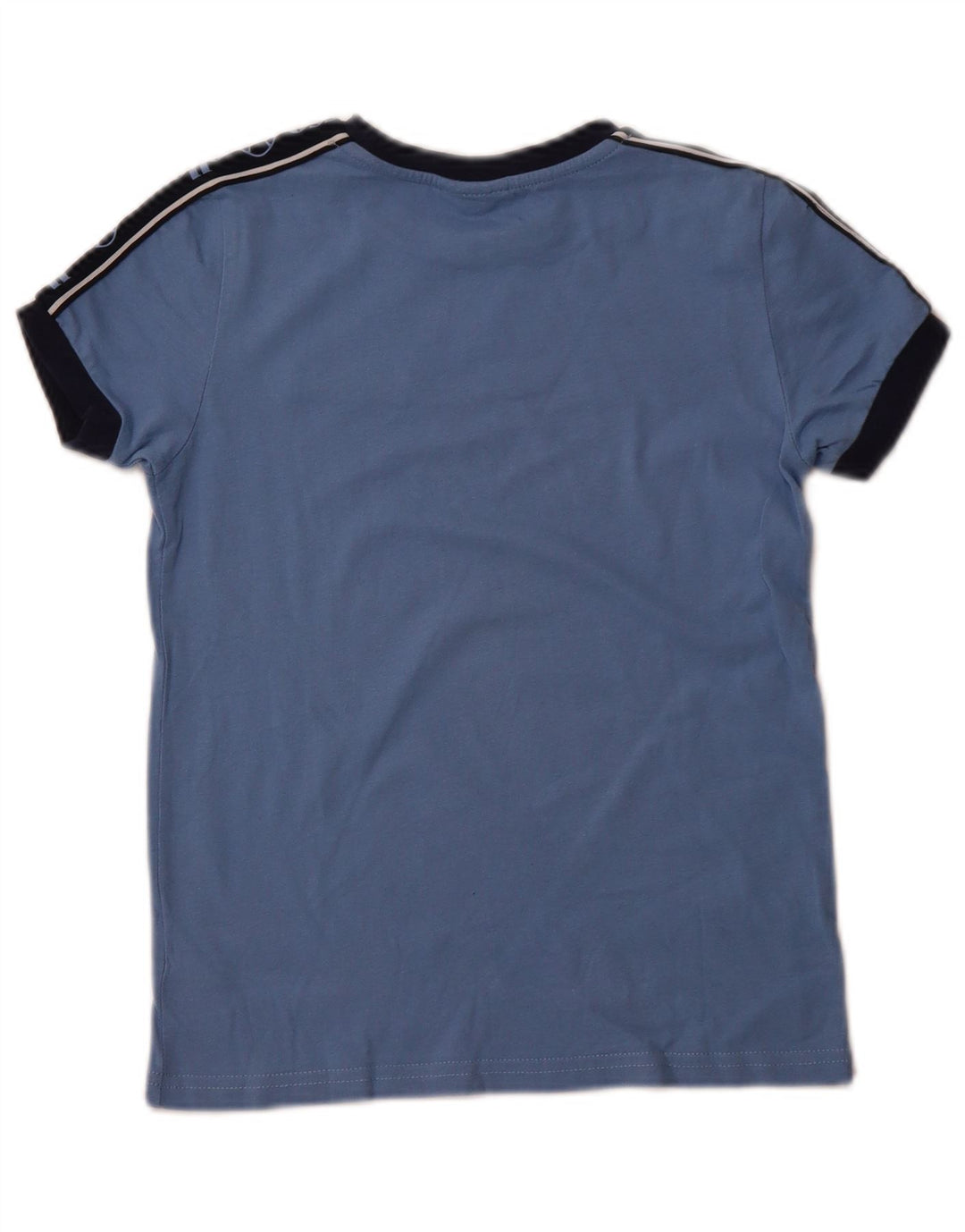 ELLESSE Boys Graphic T-Shirt Top 8-9 Years Blue Cotton