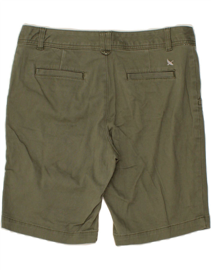 EDDIE BAUER Womens Chino Shorts US 10 Large W34 Green Vintage Eddie Bauer and Second-Hand Eddie Bauer from Messina Hembry 