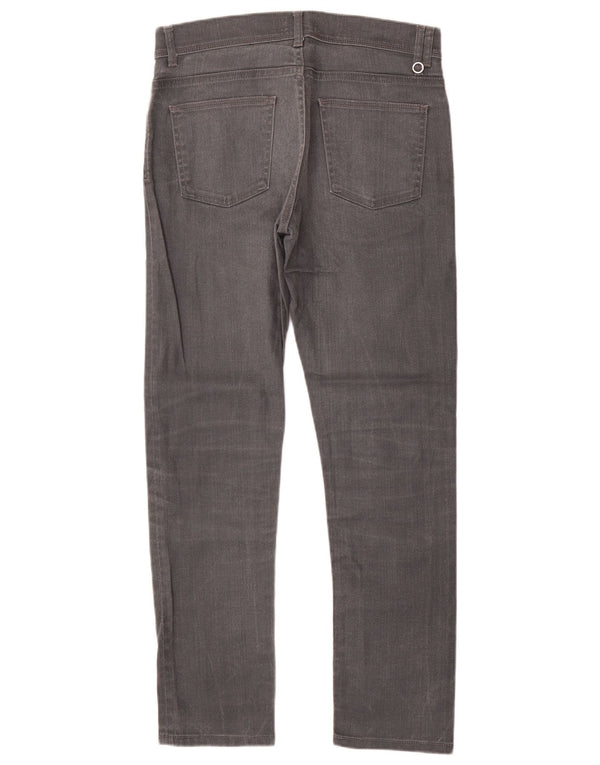 Zara Mens Slim Jeans EU 42 Large W32 L30 Grey Cotton