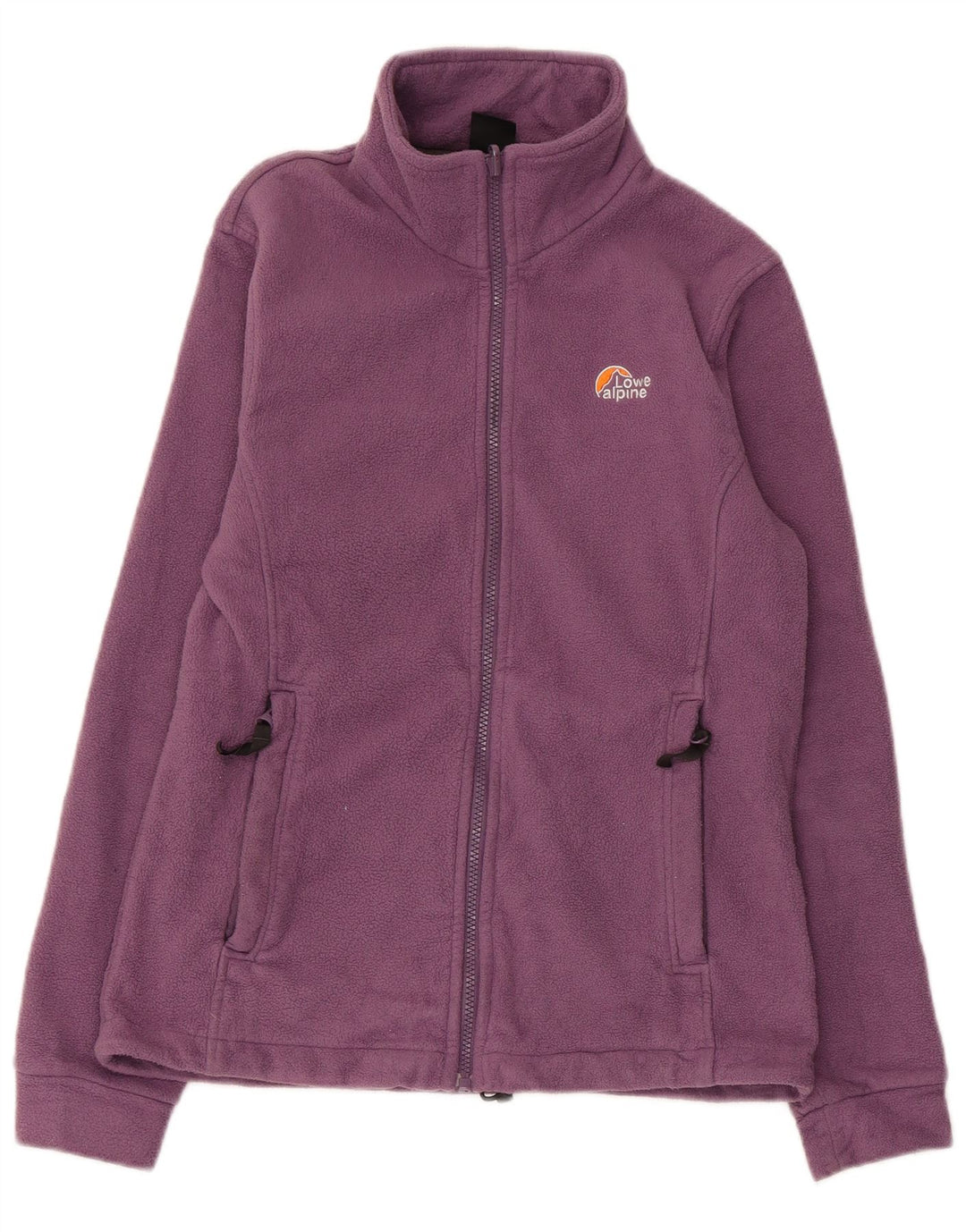 LOWE ALPINE Womens Fleece Jacket UK 10 Small Purple Polyester