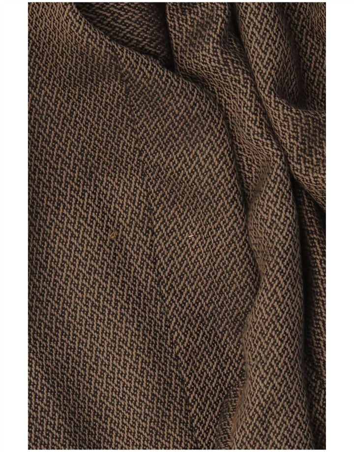 LUISA SPAGNOLI Womens 1 Button Blazer Jacket IT 46 Large Brown Geometric