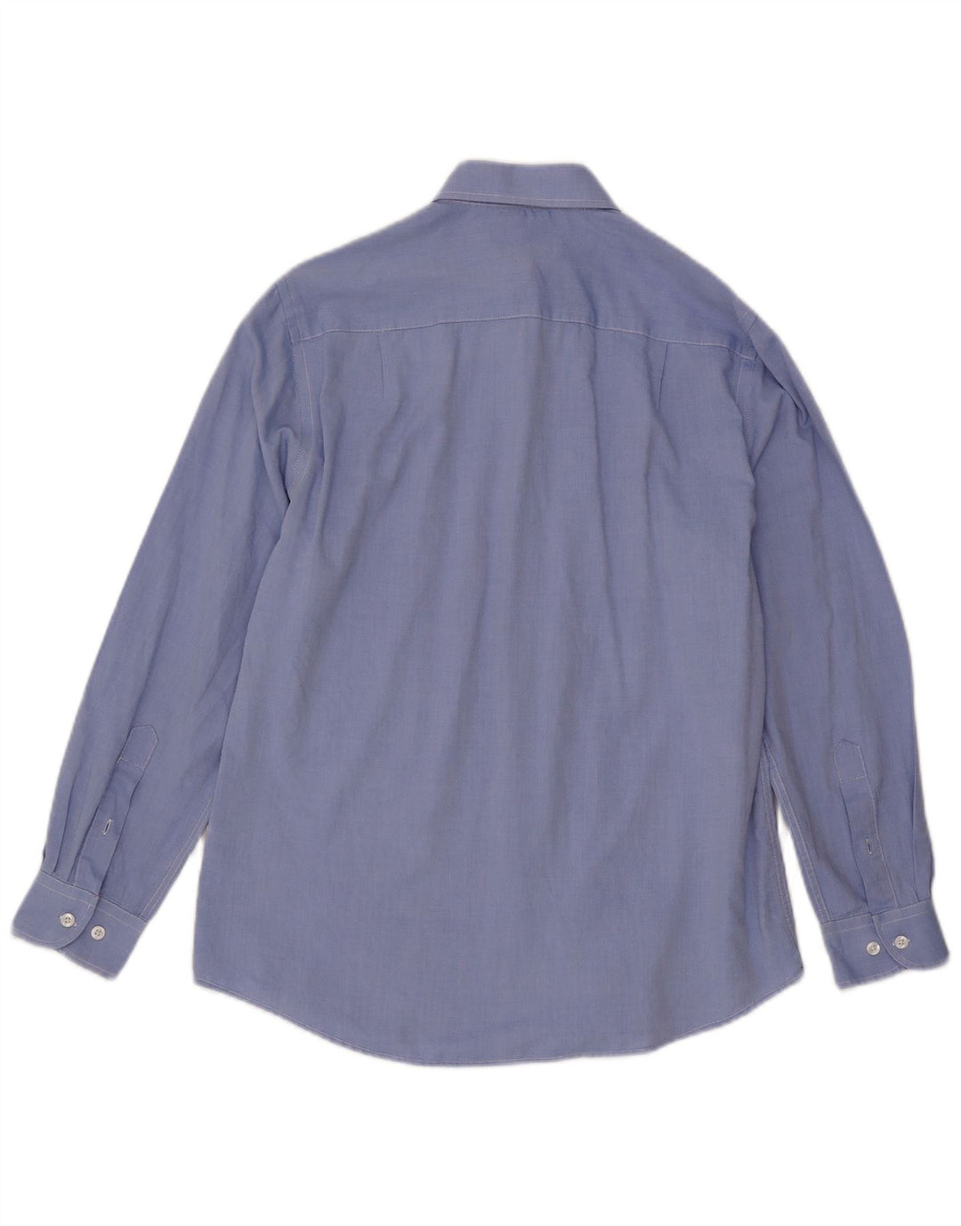 Nautica Mens Shirt Size 15 Medium Blue Cotton