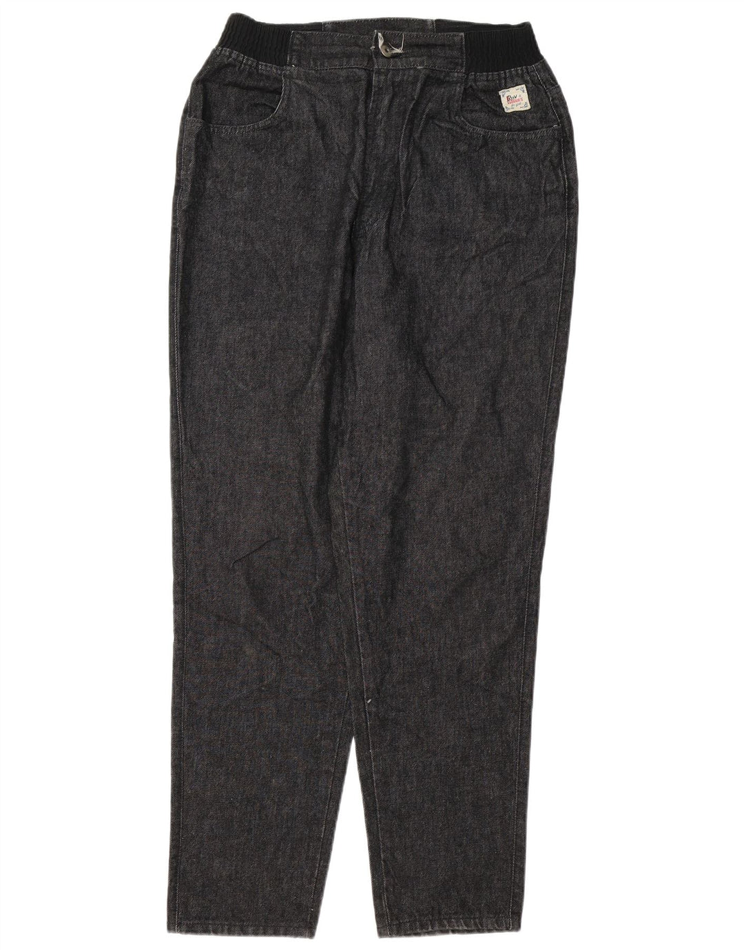 Roy Rogers Mens Tapered Jeans W40 L31 Black Cotton