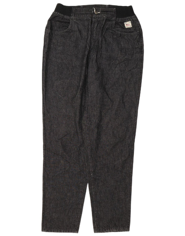 Roy Rogers Mens Tapered Jeans W40 L31 Black Cotton