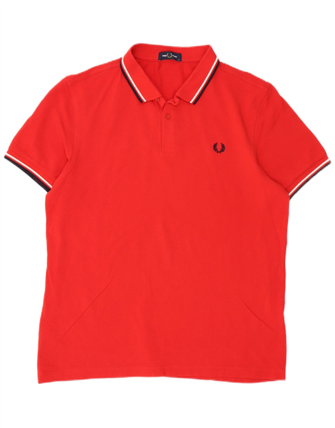 Fred Perry Mens Polo Shirt XL Red Cotton