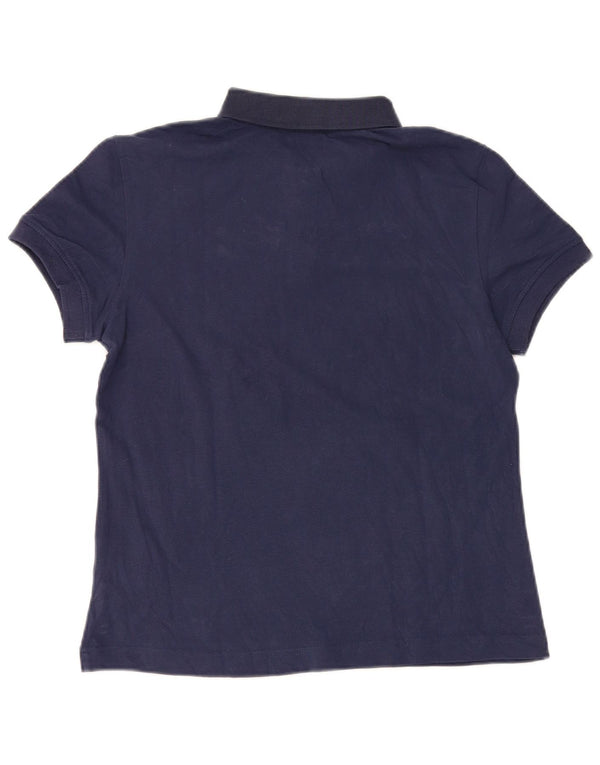 Kappa Womens Polo Shirt UK 14 Large Navy Blue Cotton