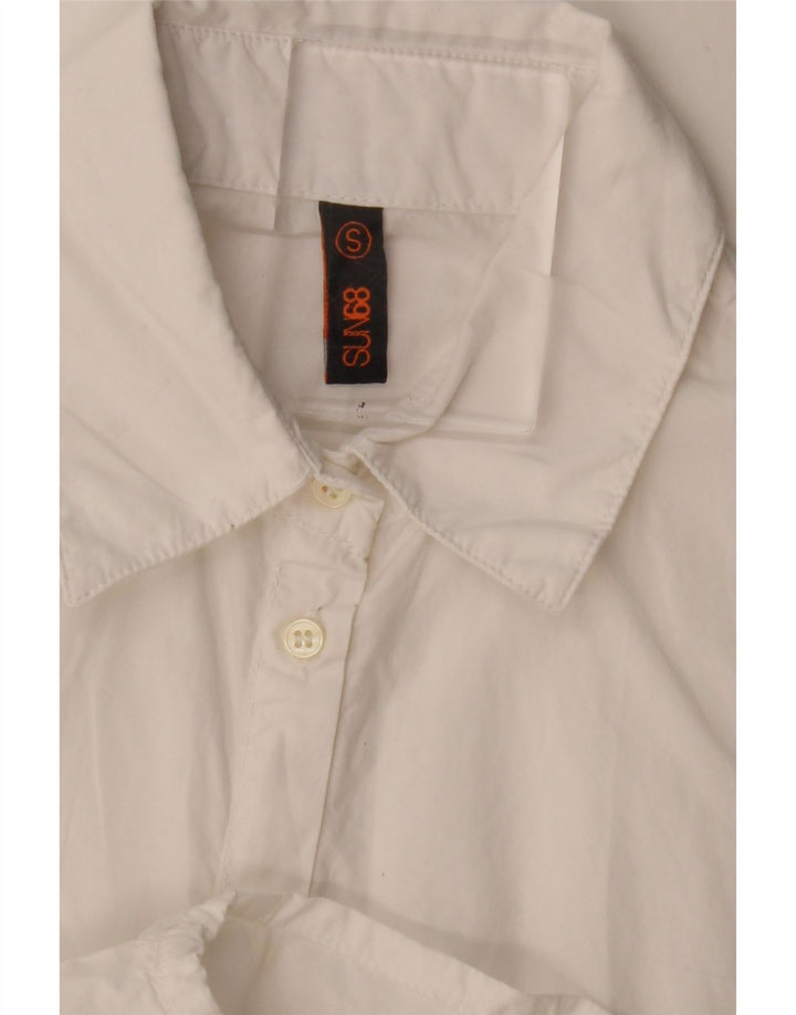 Sun68 Womens Shirt Dress UK 10 Small White