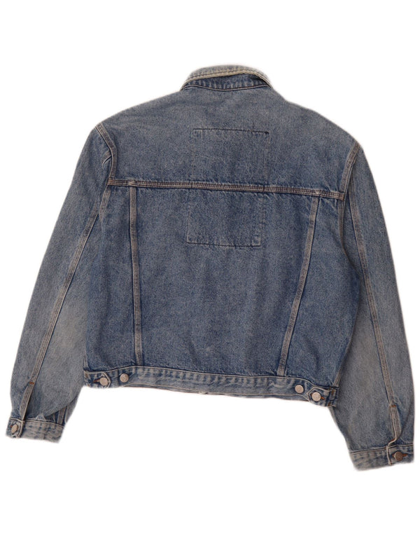 Enrico Coveri Mens Denim Jacket UK 40 Large Blue Cotton