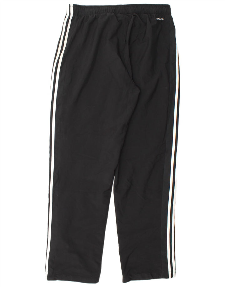 Adidas Mens Tracksuit Trousers Large Black Polyester