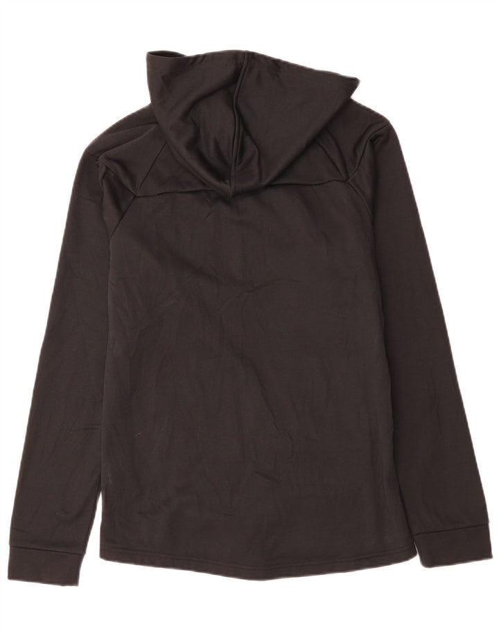 Puma Girls Zip Hoodie Sweater 15-16 Years Black Polyester