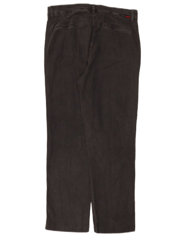 Kappa Womens Straight Chino Trousers IT 42 Medium W30 L27 Grey Cotton