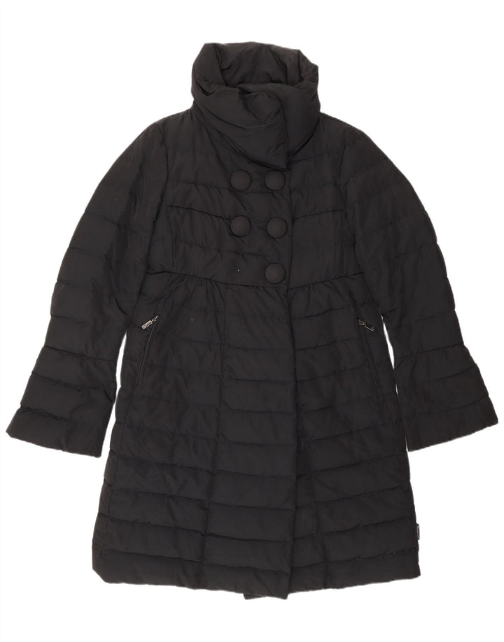 MONCLER Womens Padded Coat Size 1 Small Black Polyamide Classic