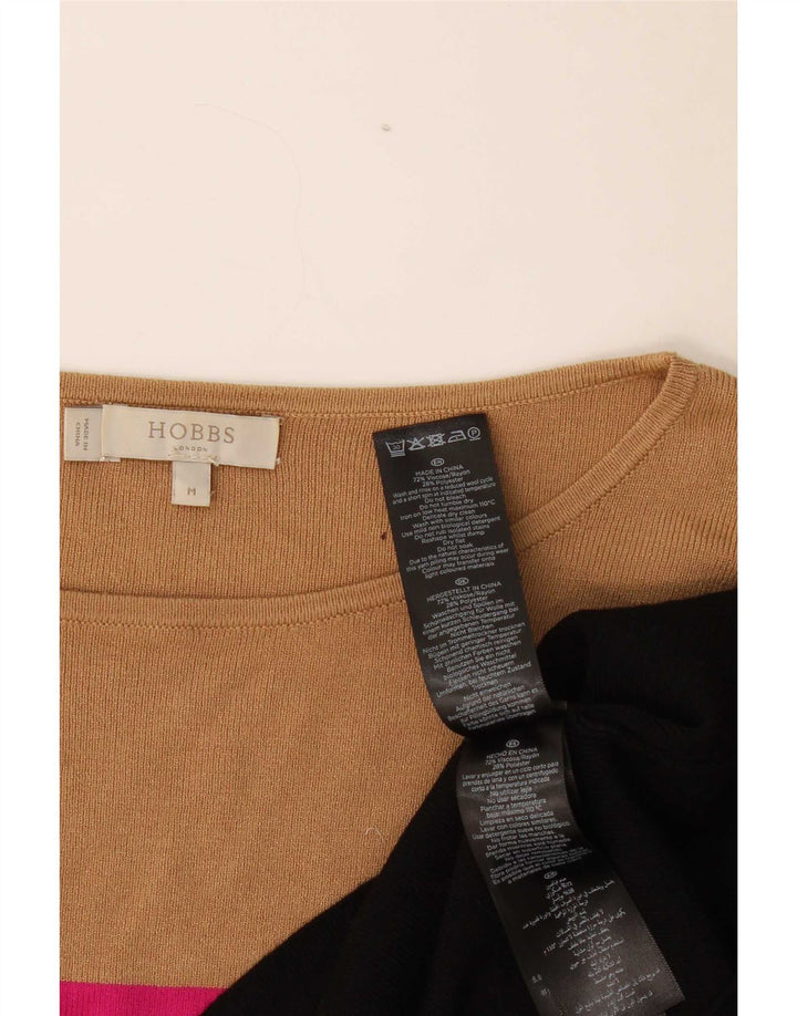 Hobbs Womens Boat Neck Jumper Sweater UK 14 Medium Multicoloured