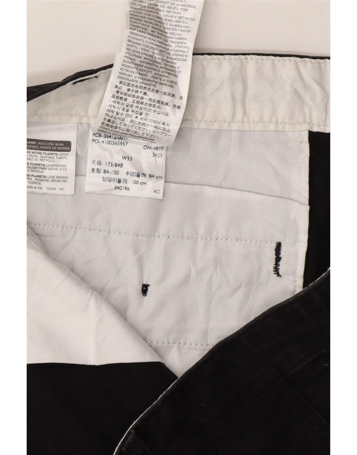 DOCKERS Womens Chino Trousers W33 Large  Black Cotton Vintage Dockers and Second-Hand Dockers from Messina Hembry 