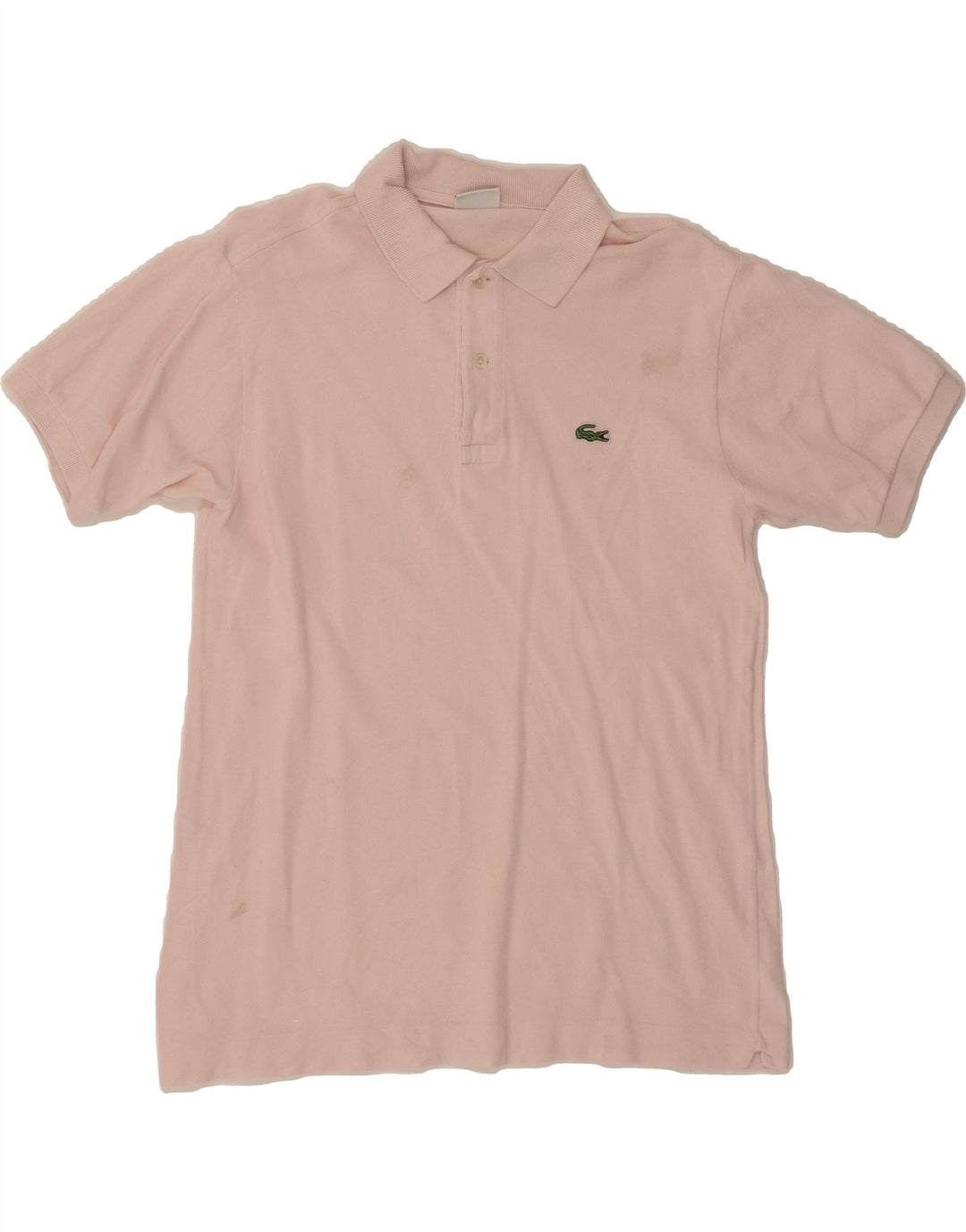 LACOSTE Mens Polo Shirt Size 3 Small Pink Cotton Vintage Lacoste and Second-Hand Lacoste from Messina Hembry 