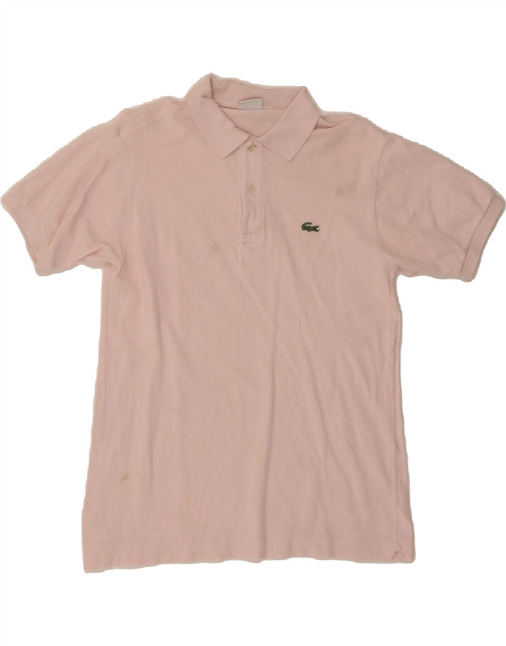 LACOSTE Mens Polo Shirt Size 3 Small Pink Cotton Vintage Lacoste and Second-Hand Lacoste from Messina Hembry 