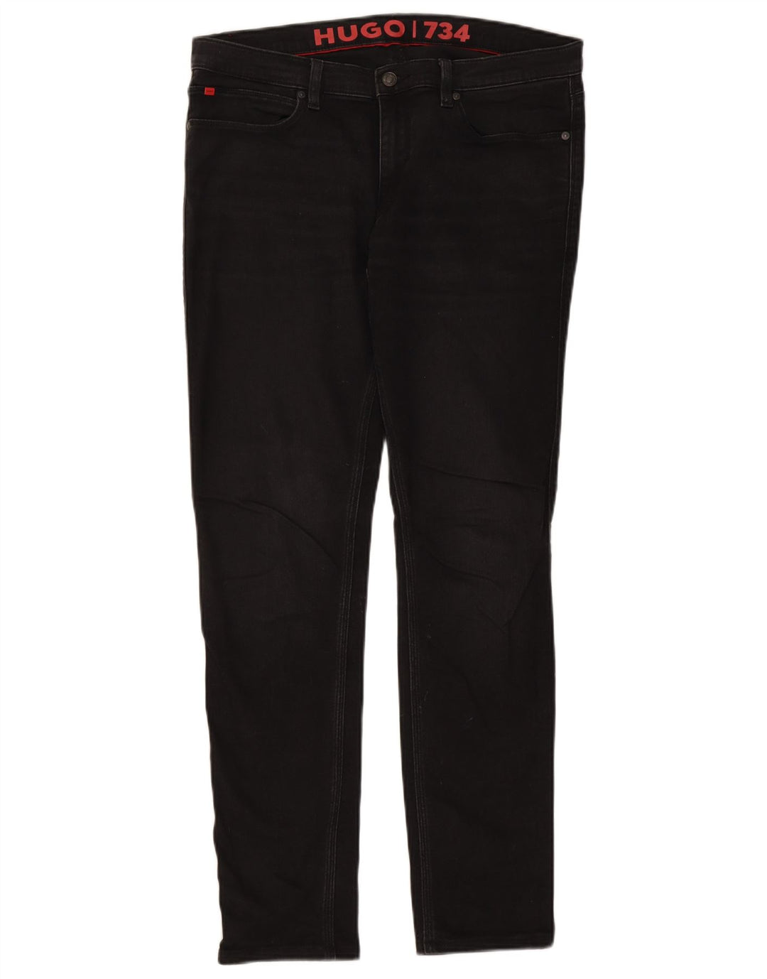 Hugo Boss Mens Slim Jeans W33 L31 Black Cotton