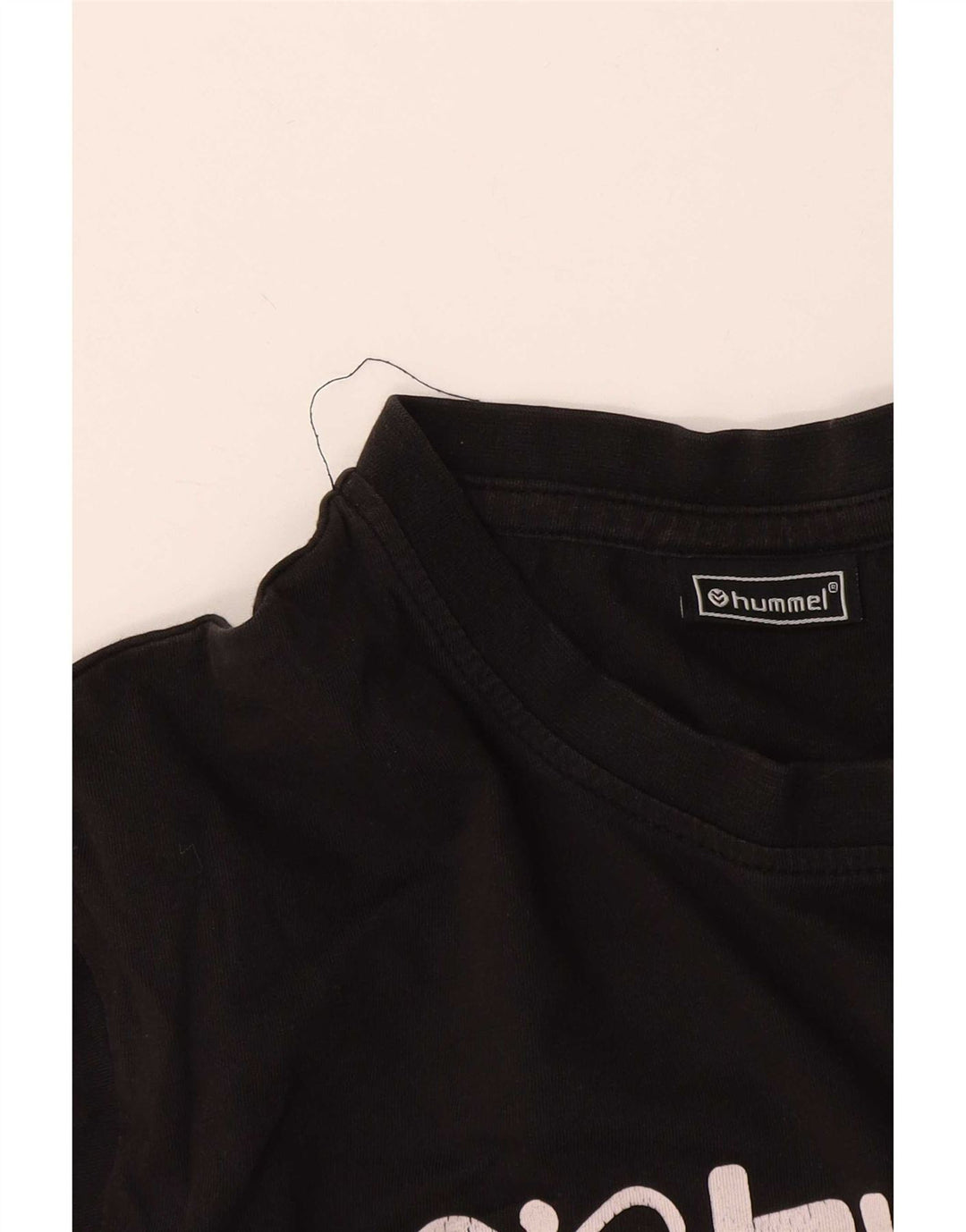 Hummel Mens Graphic T-Shirt Top Large Black