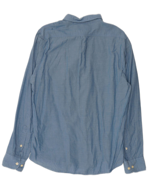 Lee Mens Shirt Medium Blue Cotton