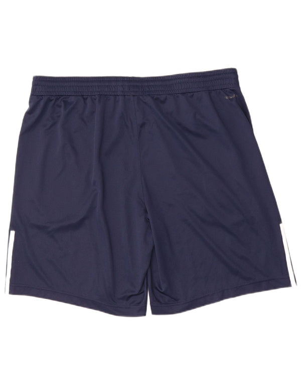 Adidas Mens Climalite Sport Shorts XL Navy Blue Polyester