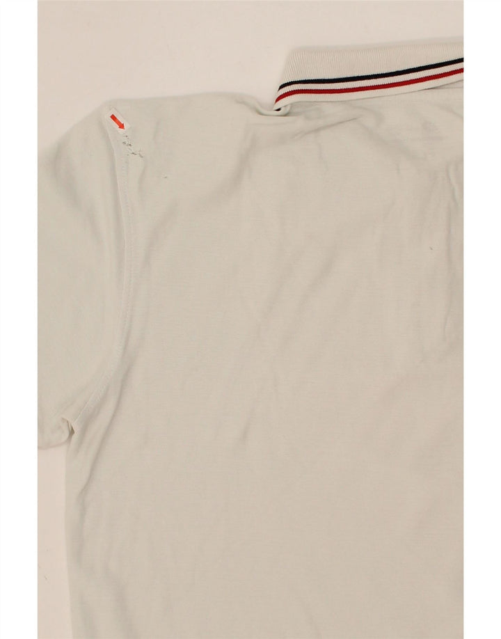 LOTTO Mens Polo Shirt Large White Cotton Vintage Lotto and Second-Hand Lotto from Messina Hembry 