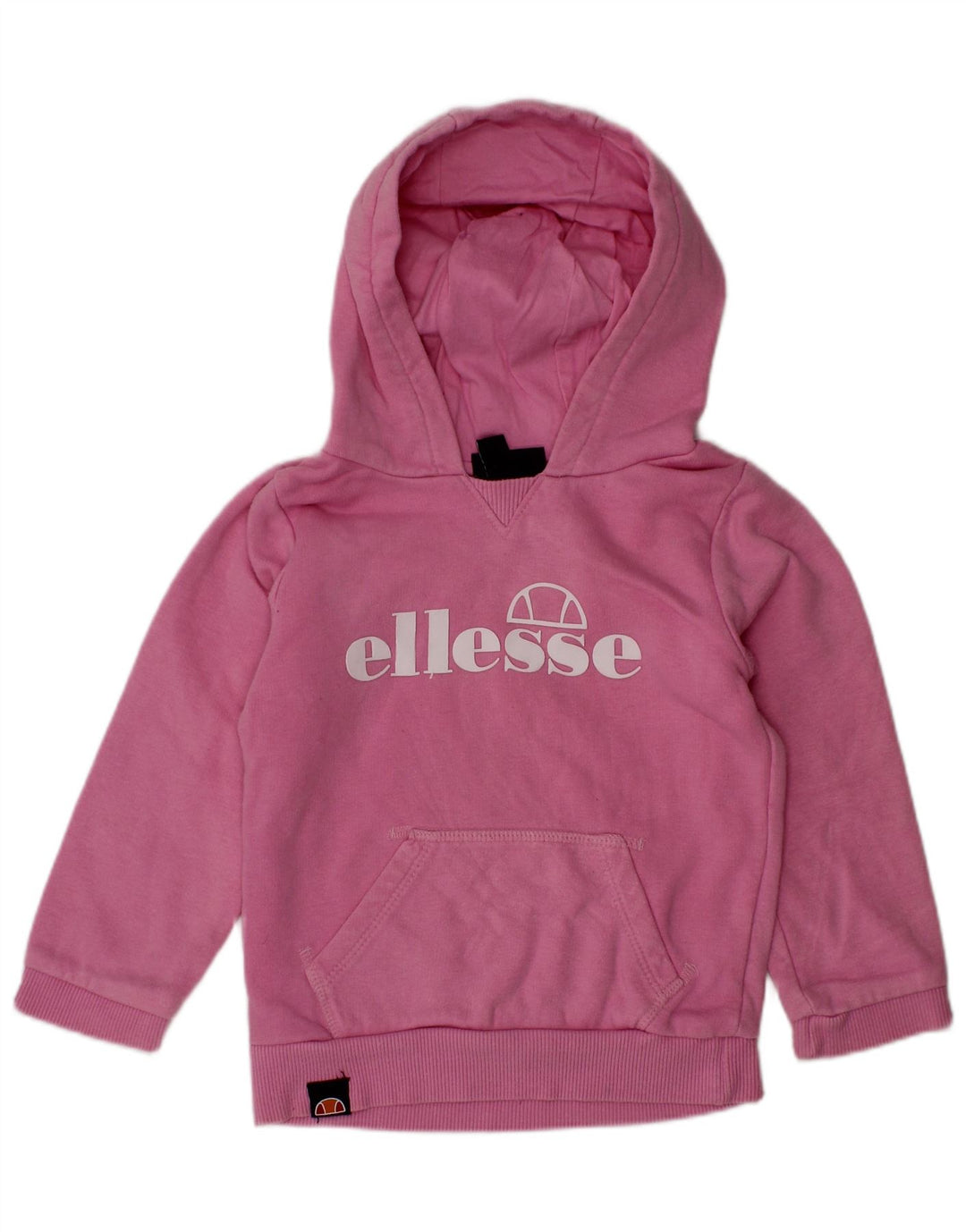 ELLESSE Baby Girls Graphic Hoodie Jumper 18-24 Months Pink Cotton